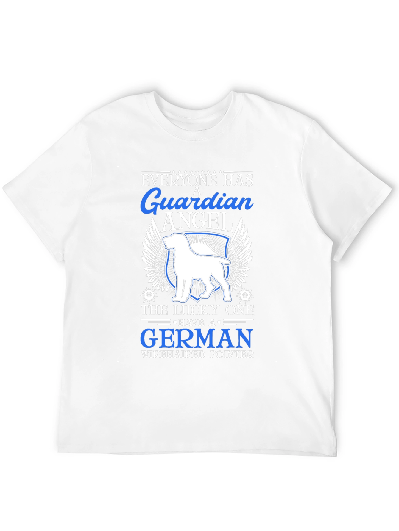 German Wirehaired Pointer Guardian Angel T-Shirt