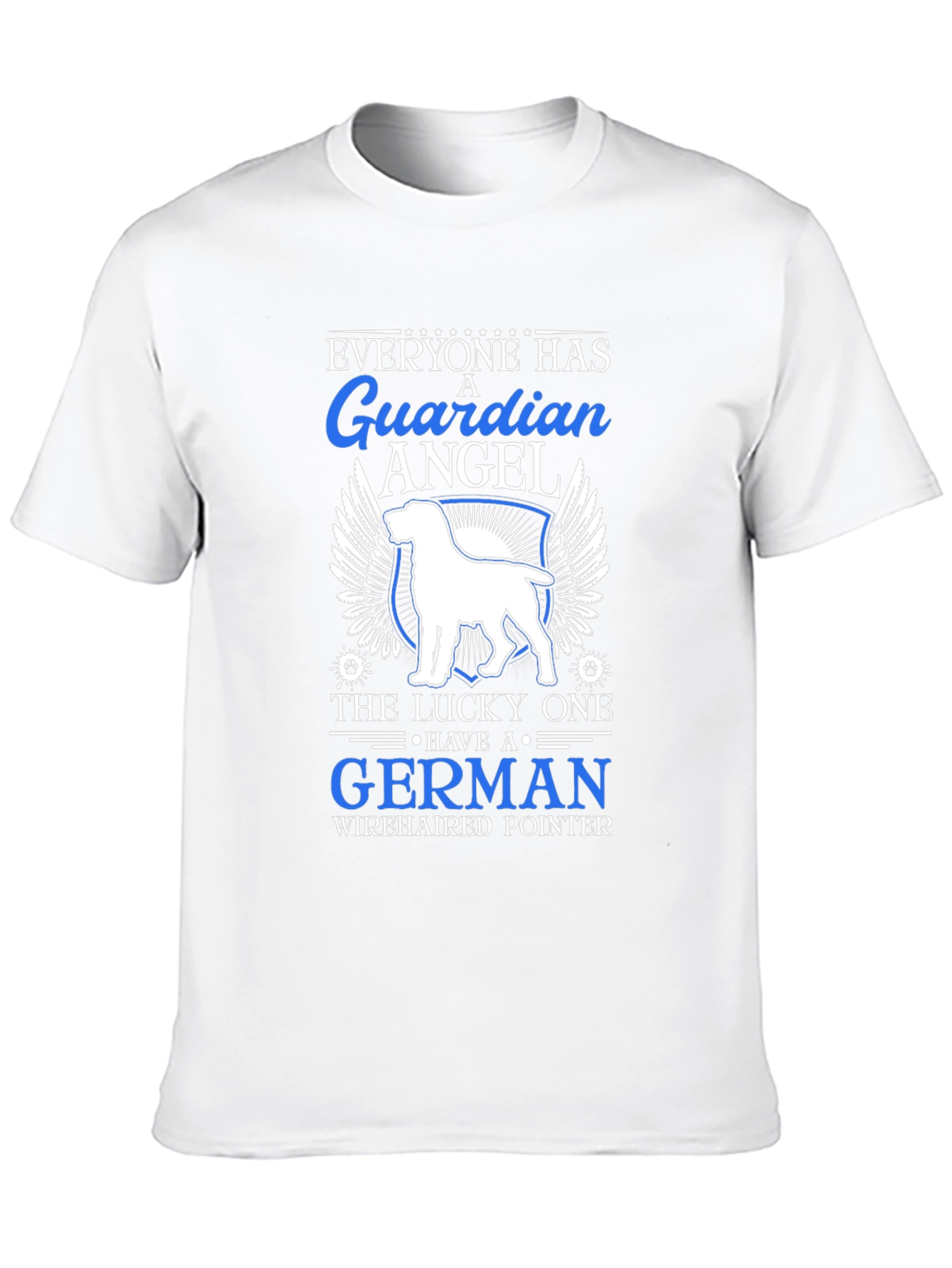 German Wirehaired Pointer Guardian Angel T-Shirt