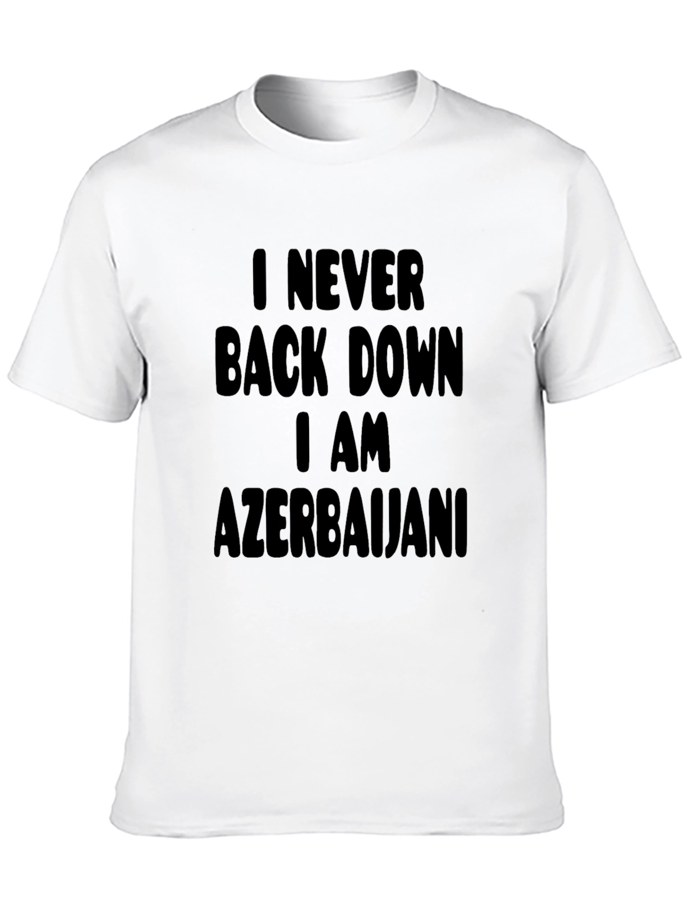 I Never Back Down Azerbaijani Graphic Tee