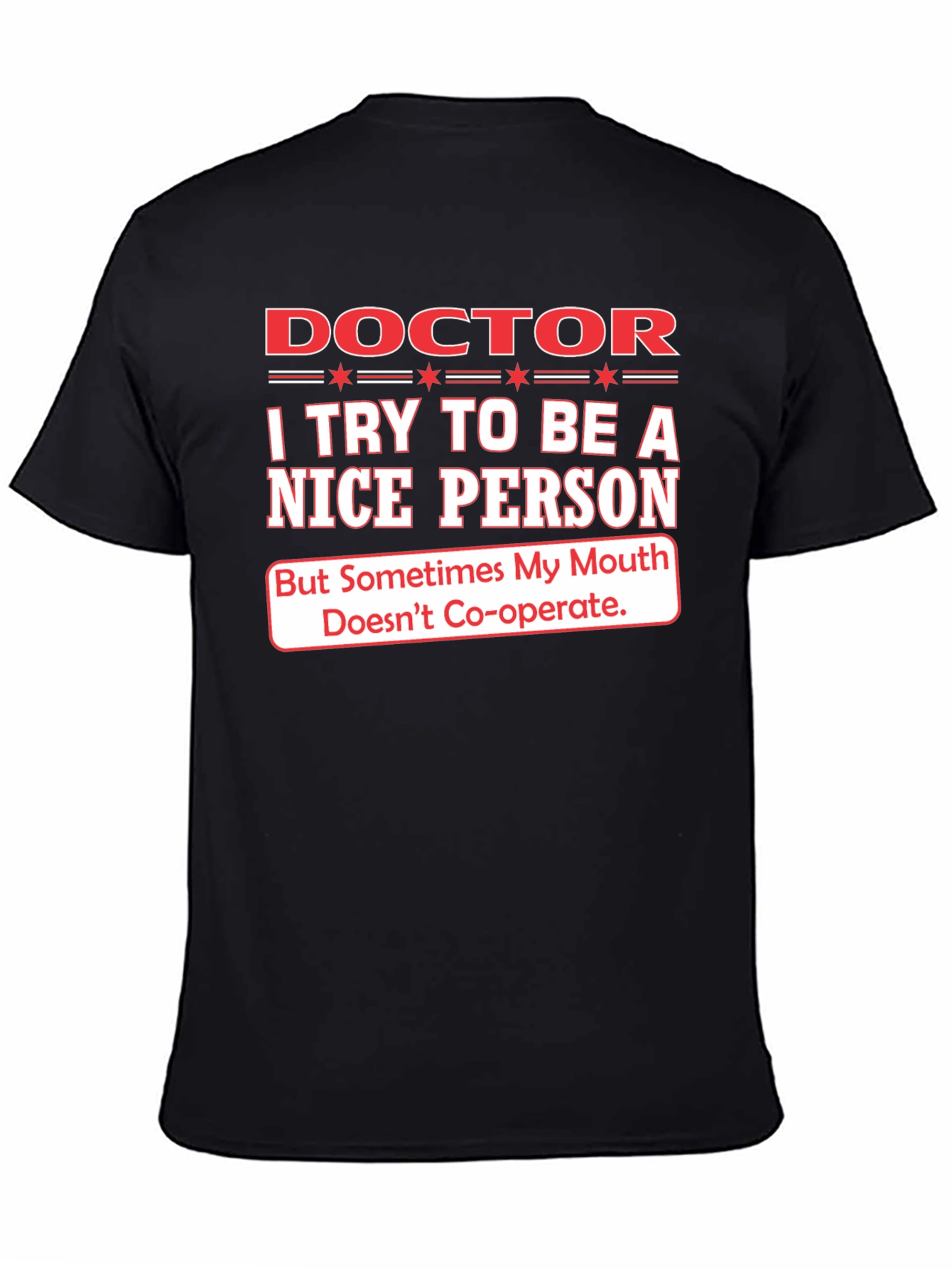 Doctor Nice Person T-Shirt - Funny Graphic Tee