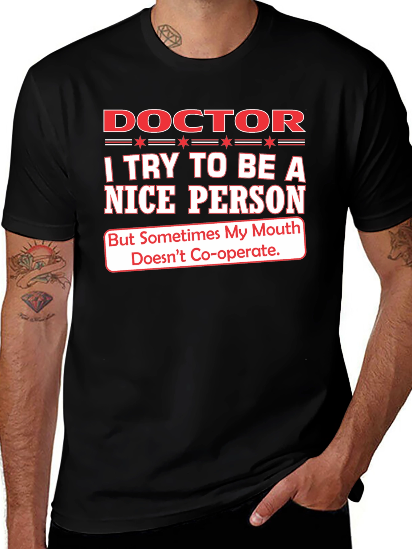 Doctor Nice Person T-Shirt - Funny Graphic Tee