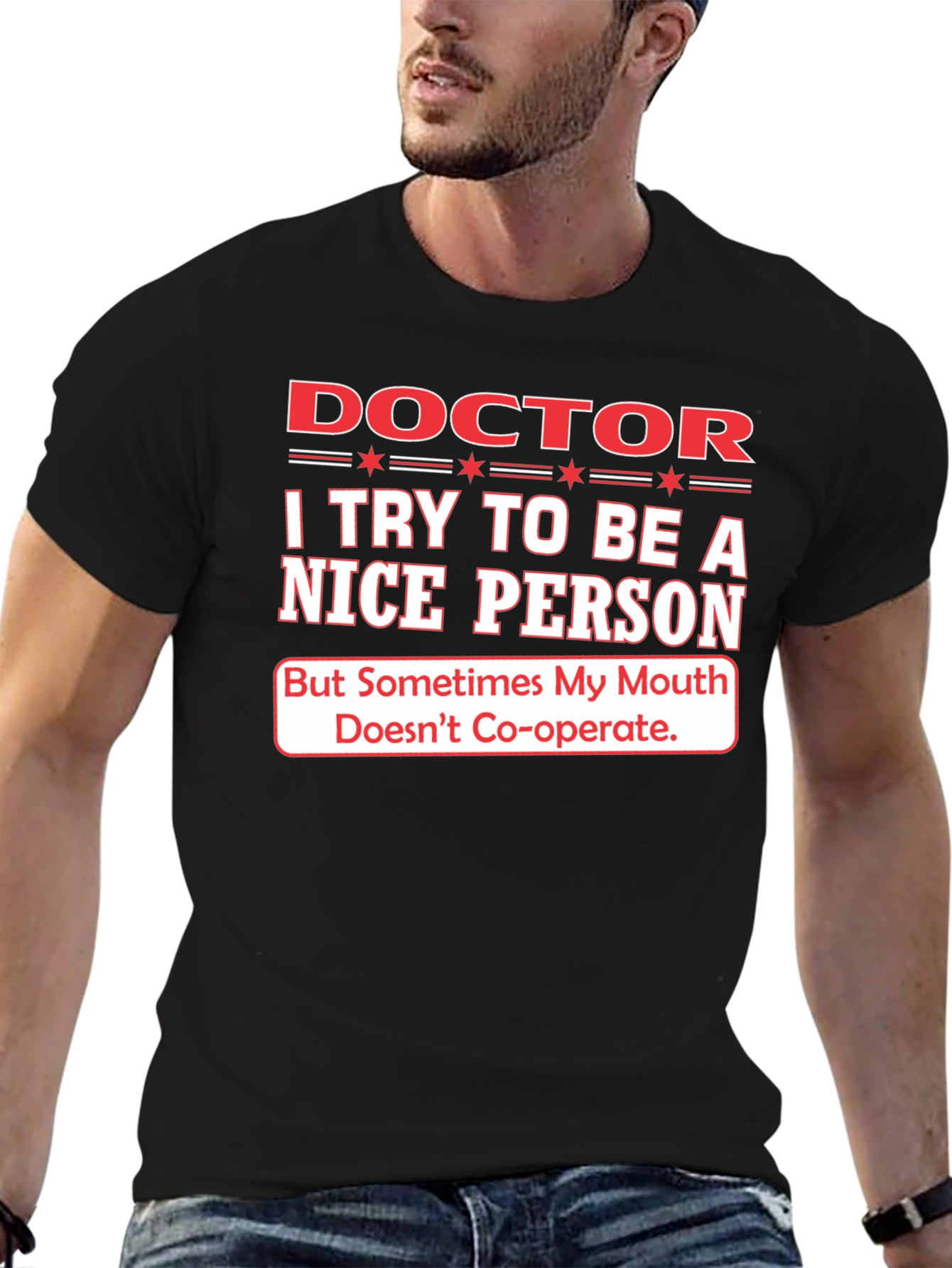 Doctor Nice Person T-Shirt - Funny Graphic Tee