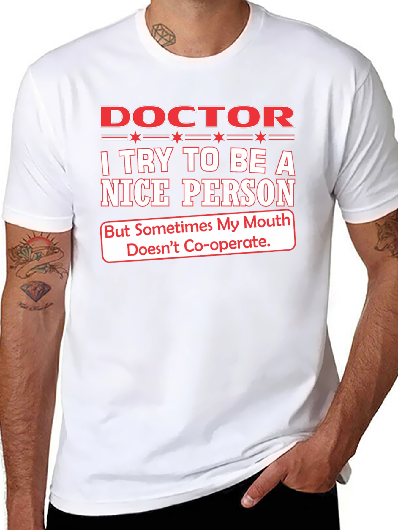 Doctor Nice Person T-Shirt - Funny Graphic Tee