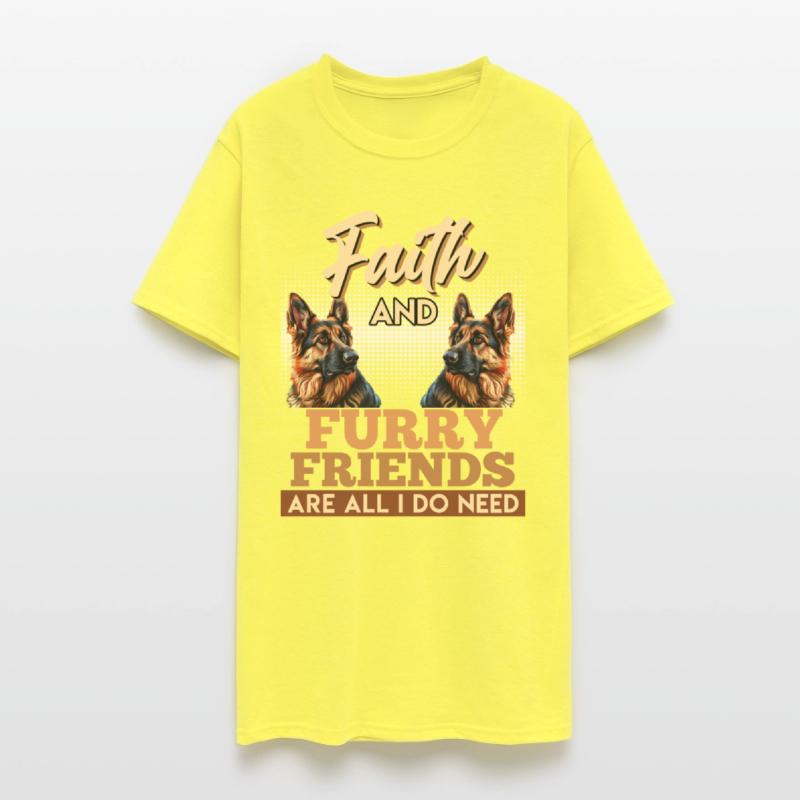 FAITH AND FURRY FRIENDS ARE ALL German