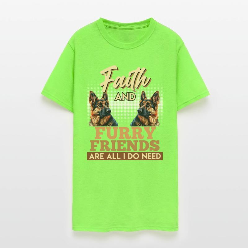 FAITH AND FURRY FRIENDS ARE ALL German