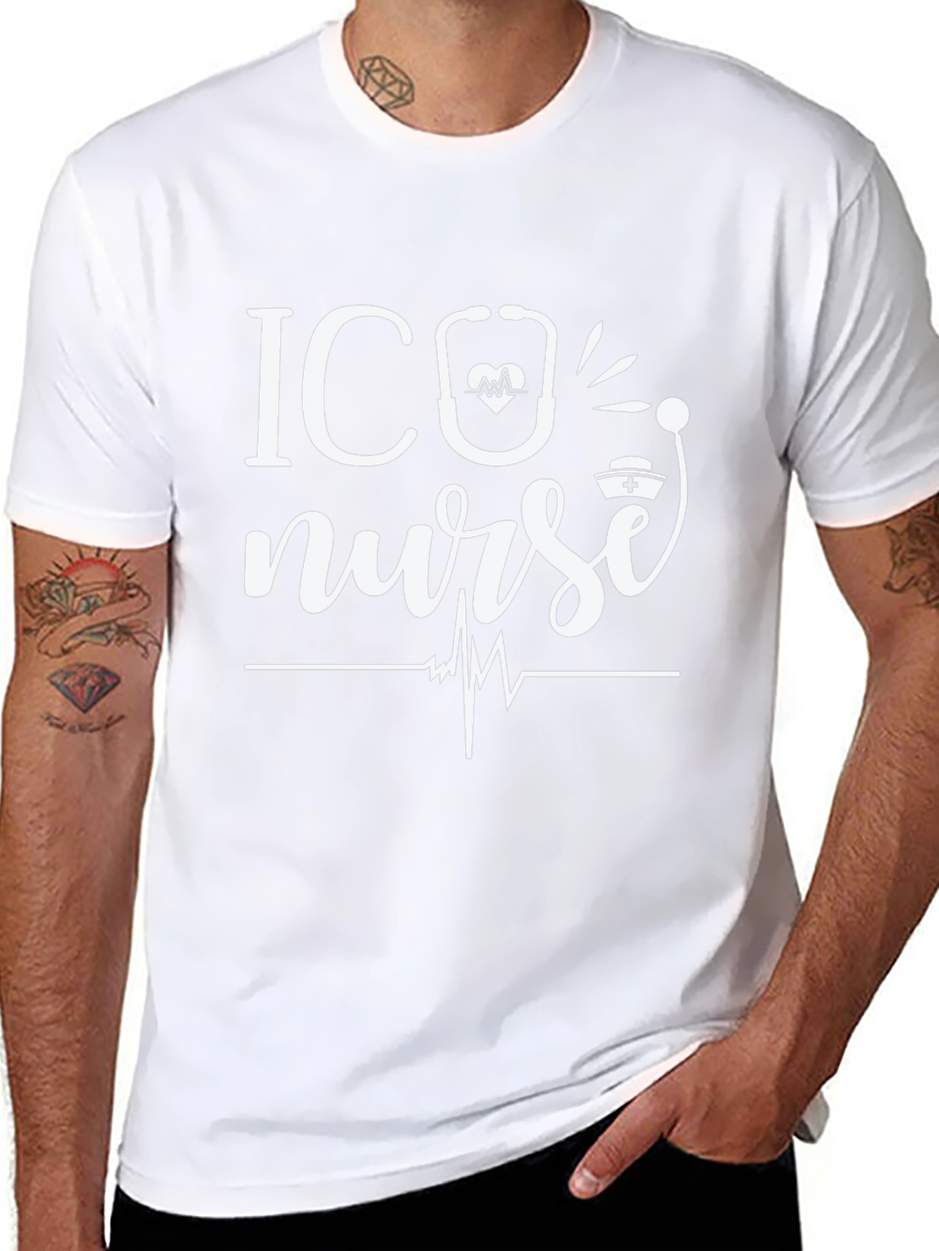 ICU Nurse T-Shirt - Medical Professional Apparel