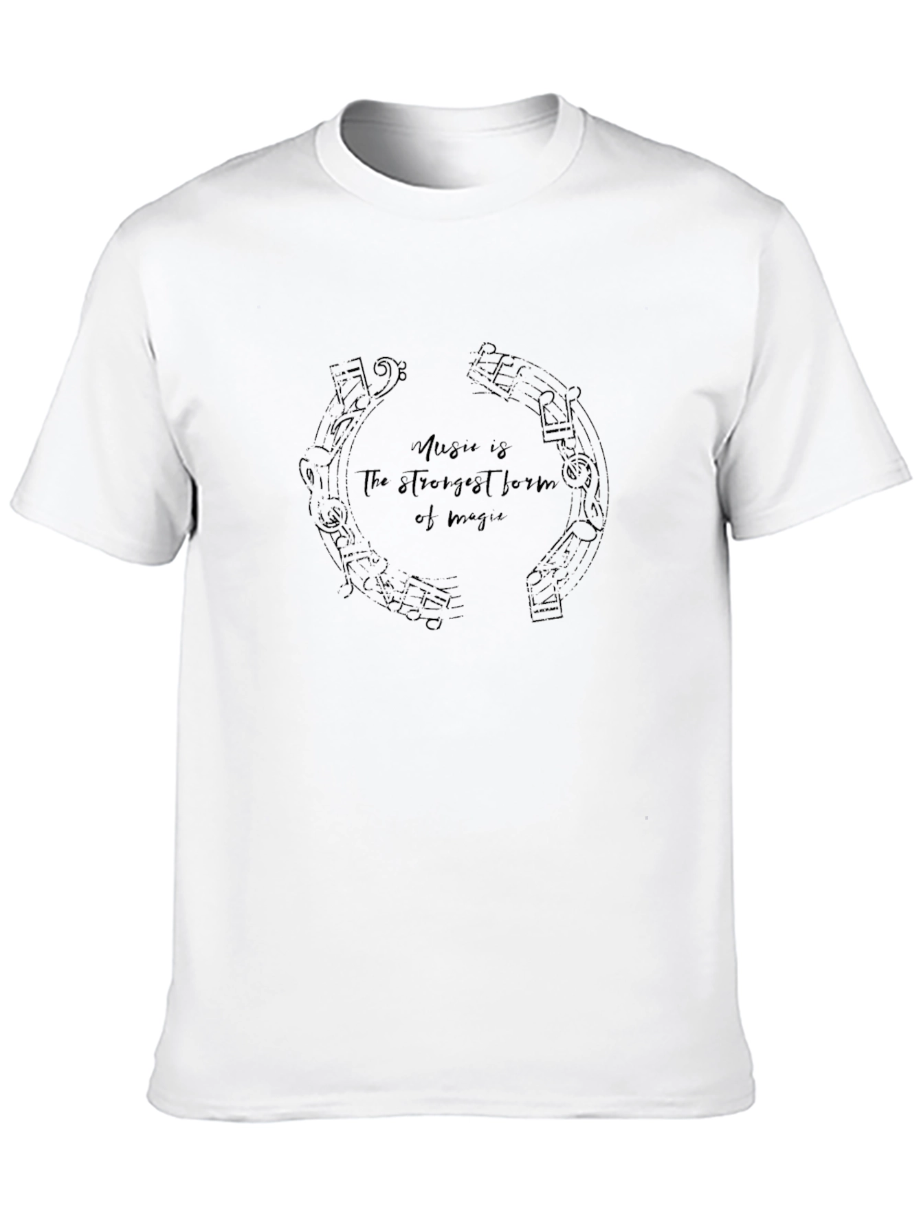 Music is Magic Black Graphic Tee