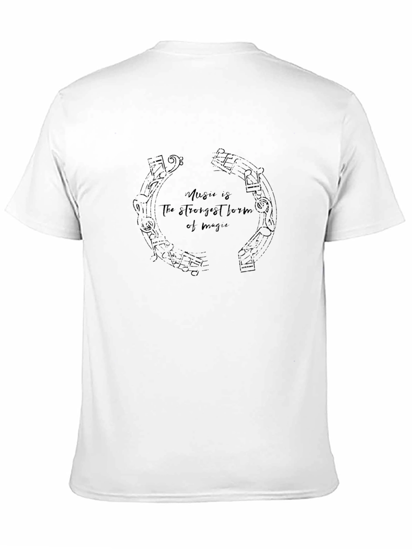 Music is Magic Black Graphic Tee