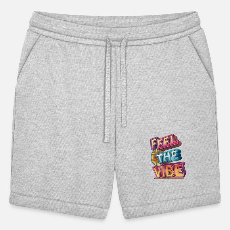 Feel the Vibe – Glitchy 3D Typography T-Shirt