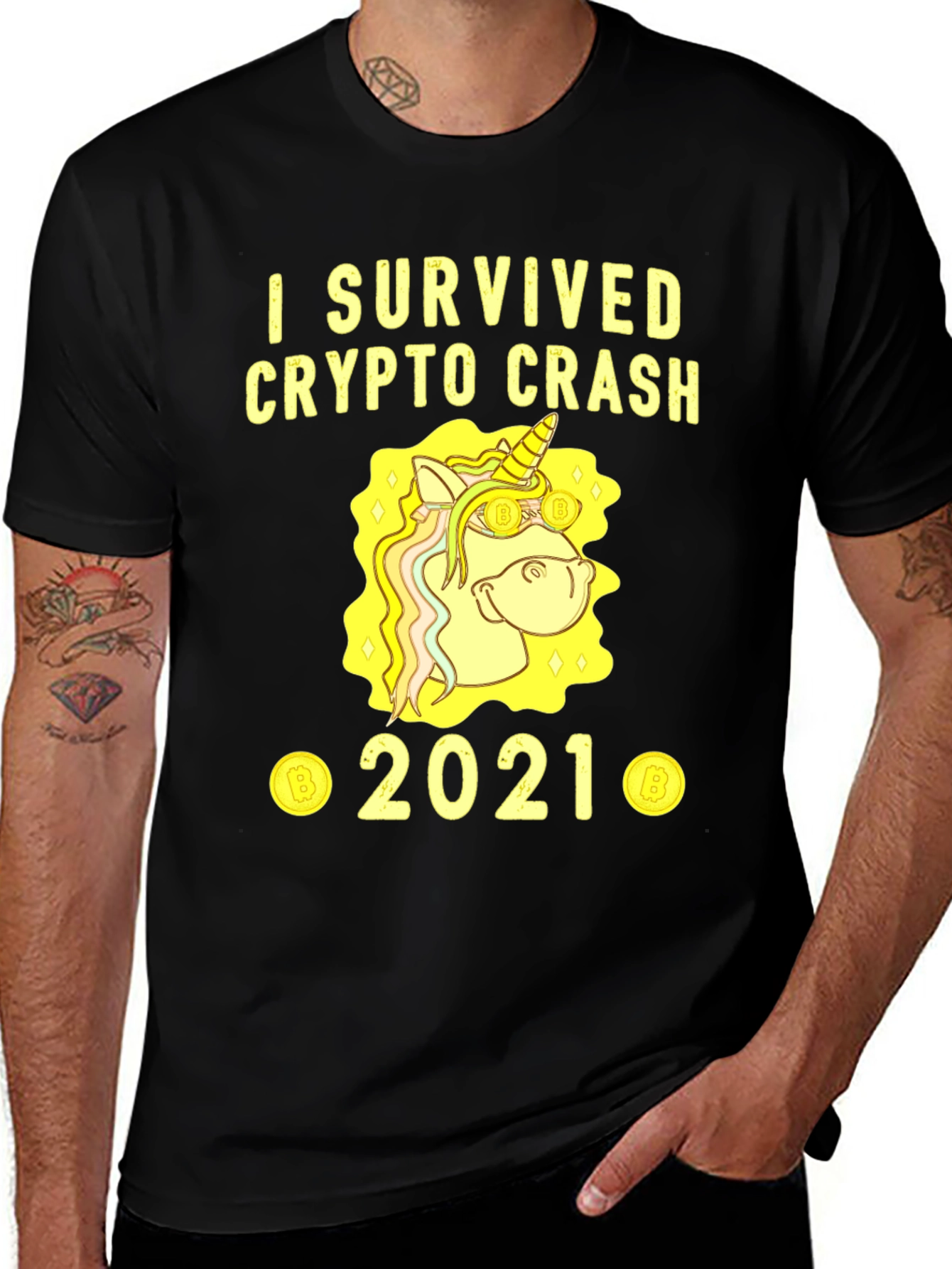 I Survived Crypto Crash 2021 T-Shirt