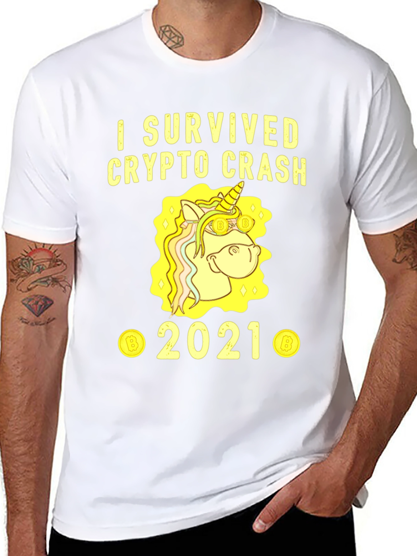 I Survived Crypto Crash 2021 T-Shirt