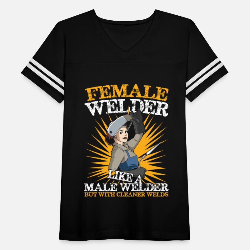 Female Welder Like A Male Welder But With Cleaner