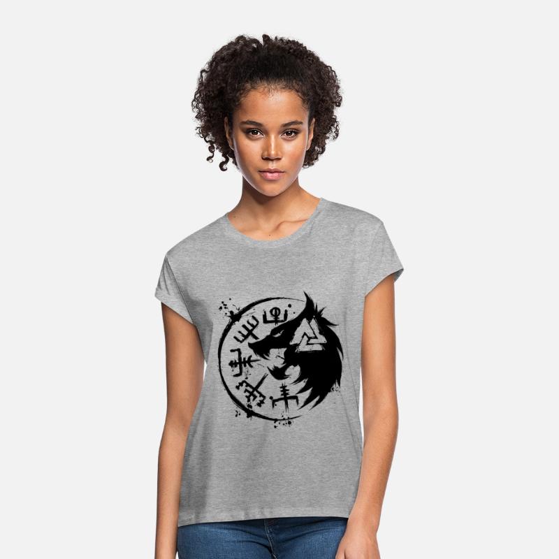 Fenrir Wolf Vegvisir Valknut
