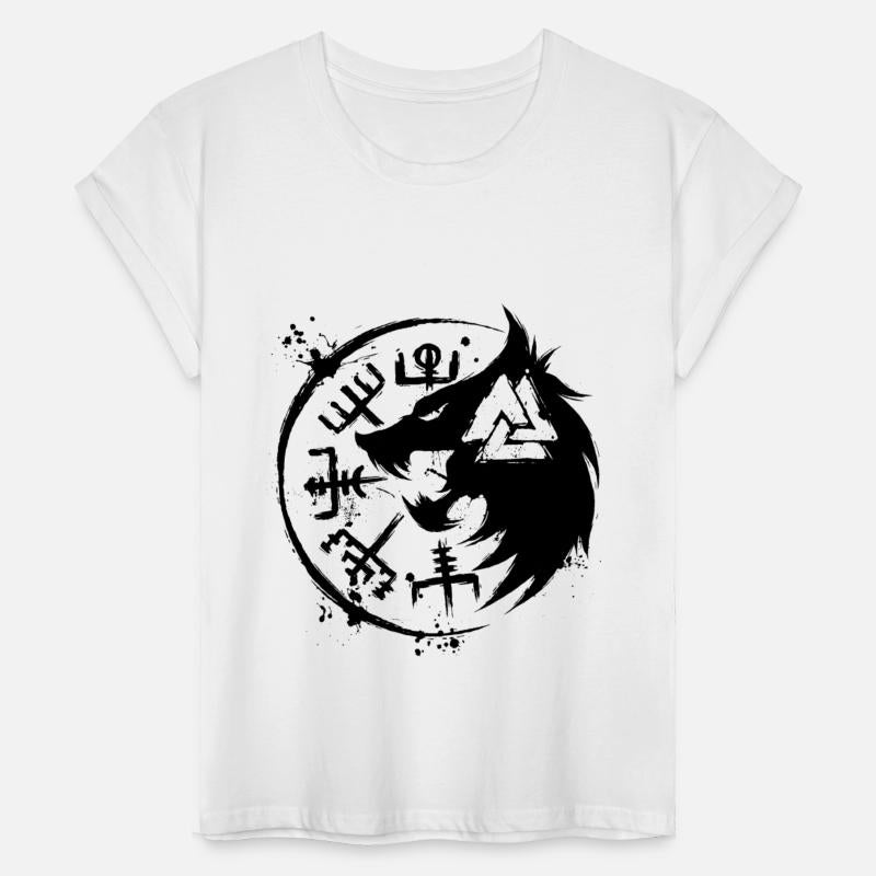 Fenrir Wolf Vegvisir Valknut