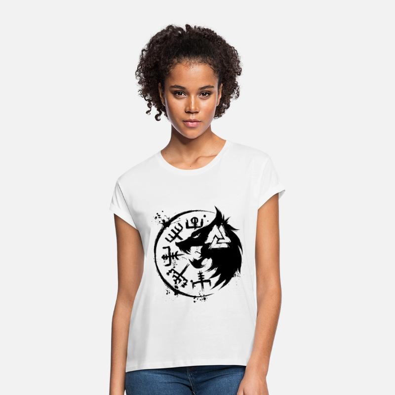 Fenrir Wolf Vegvisir Valknut