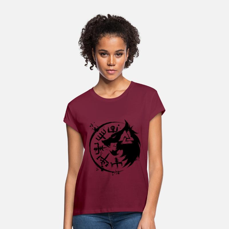 Fenrir Wolf Vegvisir Valknut