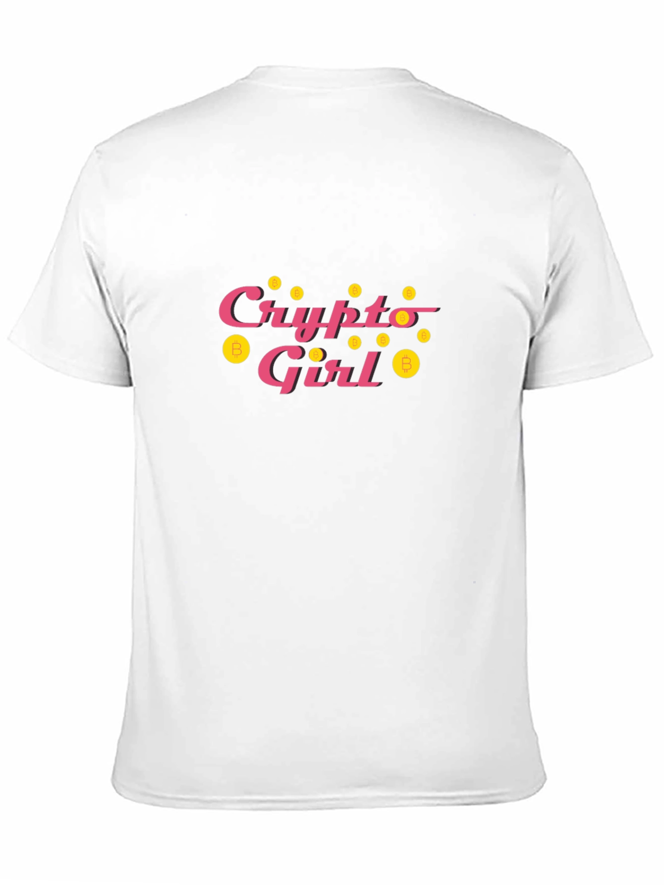 Crypto Girl Tee - Bitcoin Inspired Graphic T-Shirt