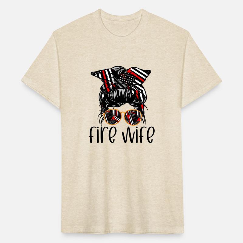 Firefighter Fireman Glasses Bandana Flag