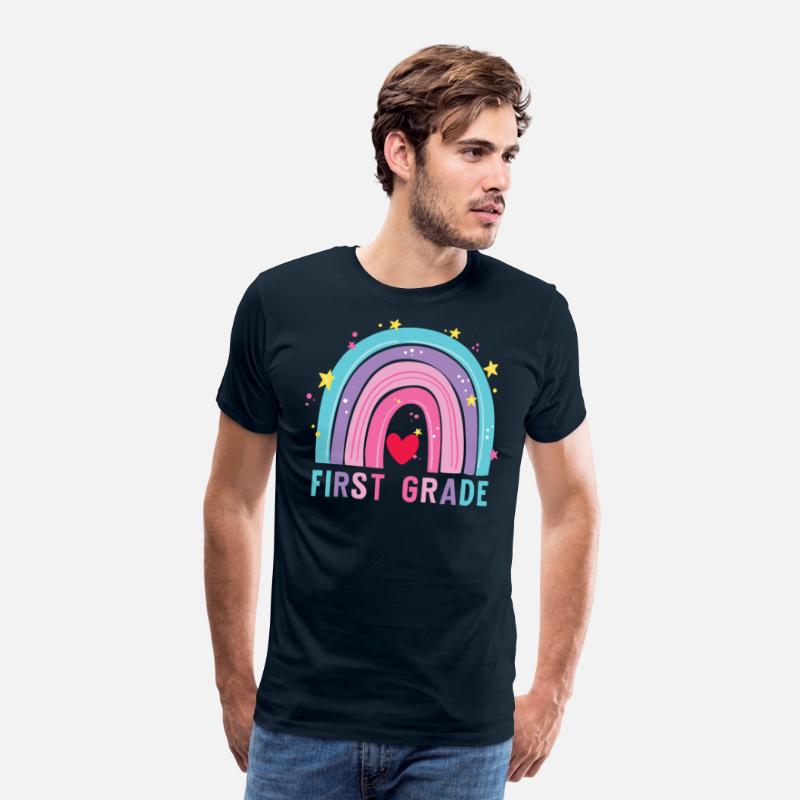 First Grade Rainbow Girls Boys Teacher