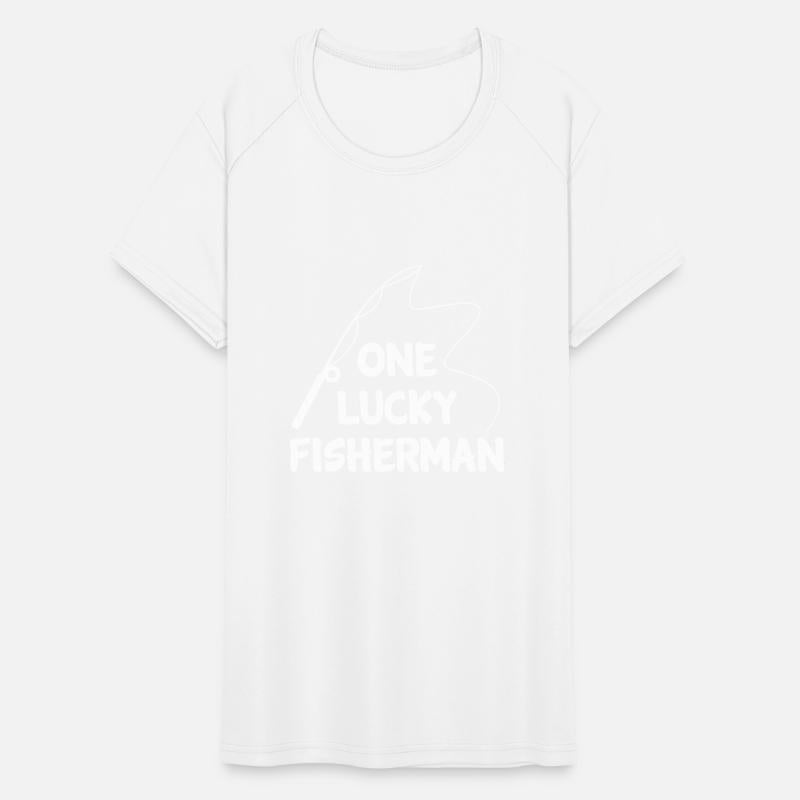 Fishing Couple One Lucky Fisherman Funny Gift