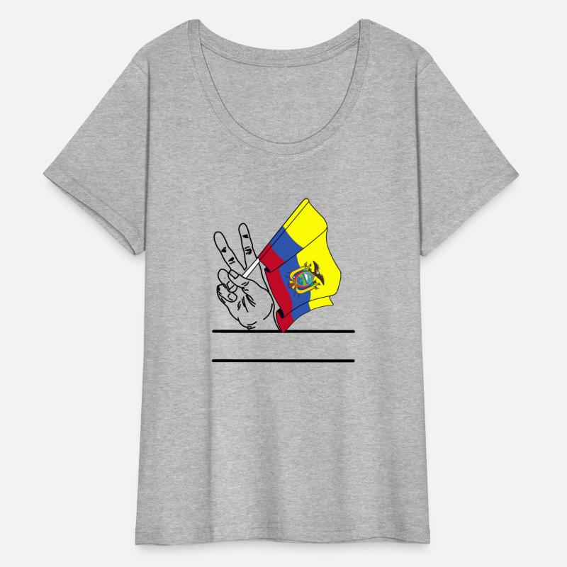 Flag Ecuador transparent peace sign text space