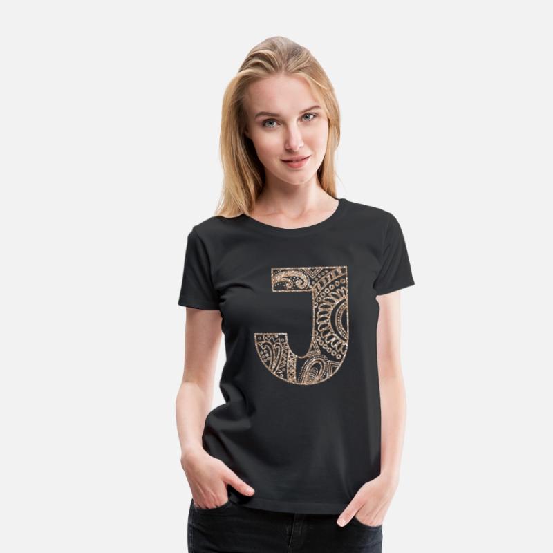 Floral Mandala Monogram J | Mandala Monogram J