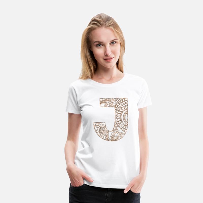 Floral Mandala Monogram J | Mandala Monogram J