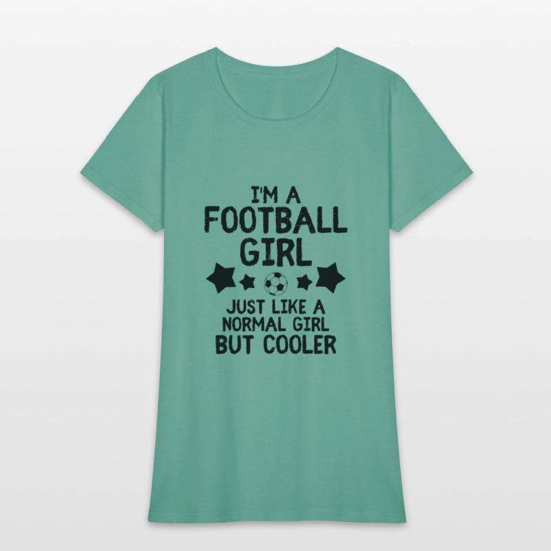 Football girl soccer saying soccer club