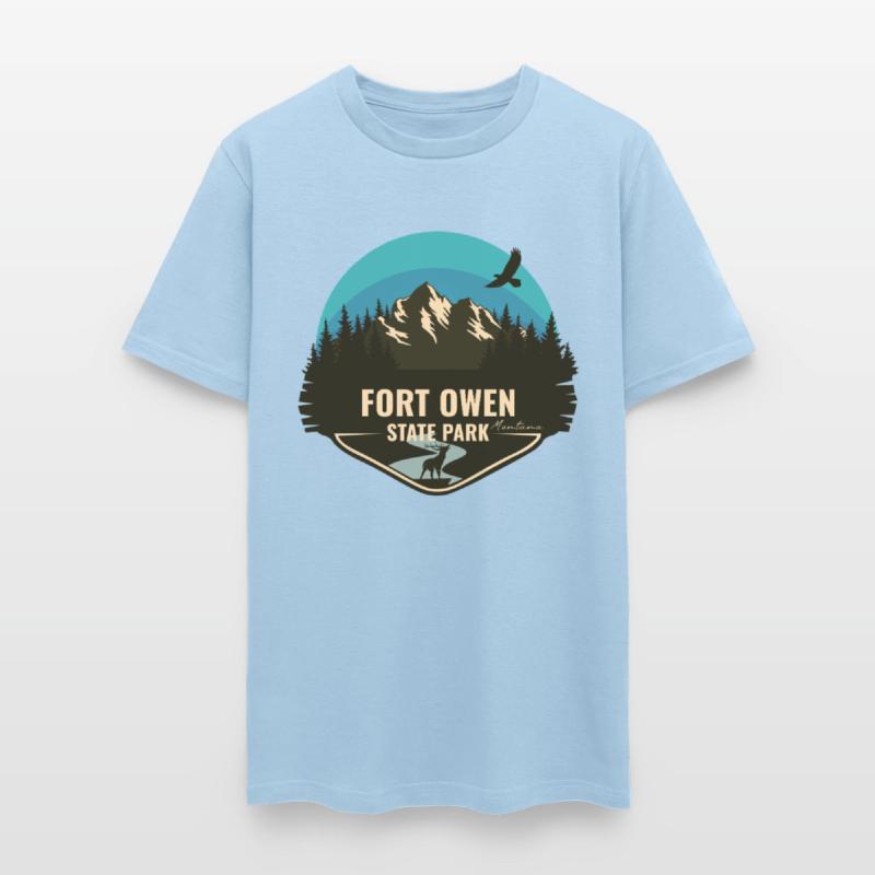 Fort Owen State Park Montana Retro Badge Souvenir
