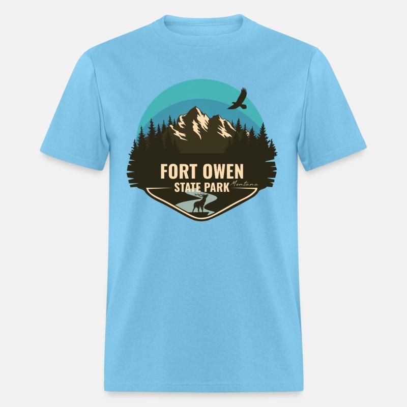 Fort Owen State Park Montana Retro Badge Souvenir