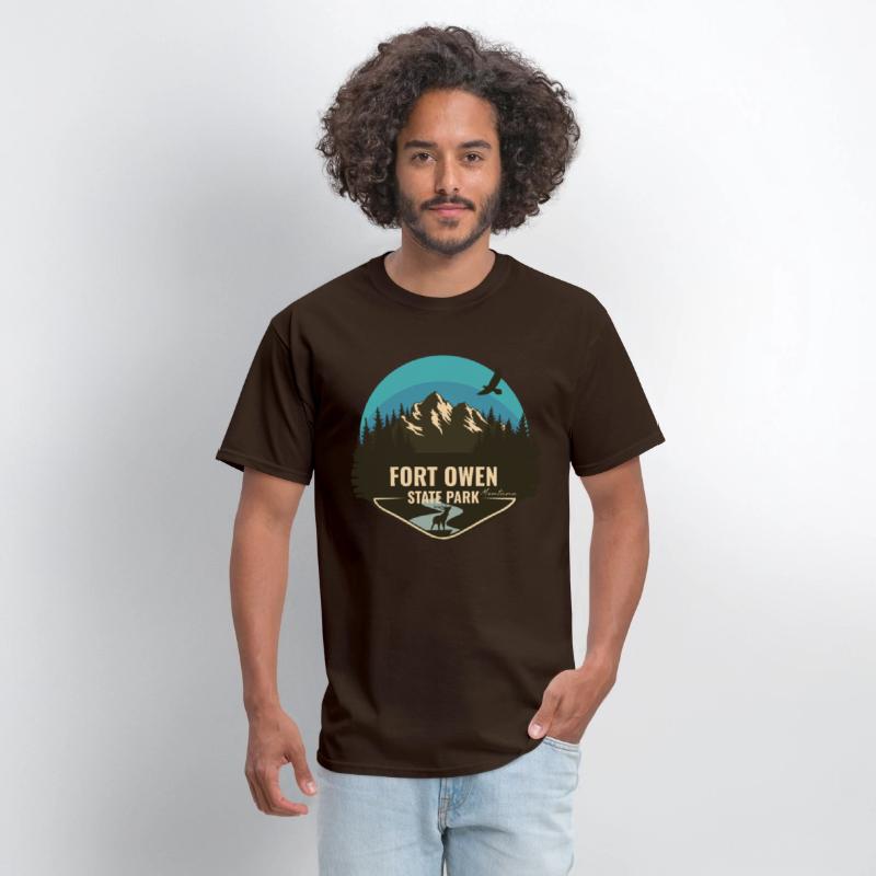 Fort Owen State Park Montana Retro Badge Souvenir