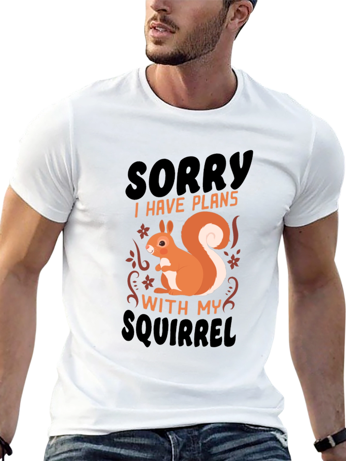 Funny Squirrel Plans T-Shirt