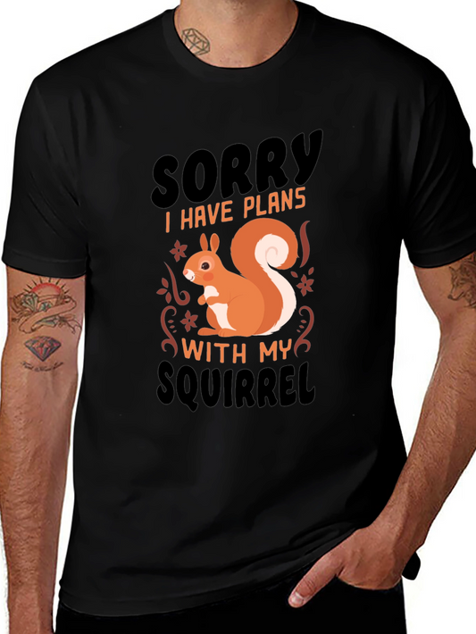 Funny Squirrel Plans T-Shirt