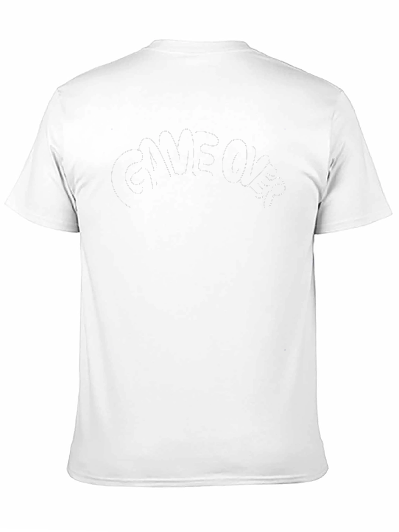 Game Over Black T-Shirt - Gamer Style