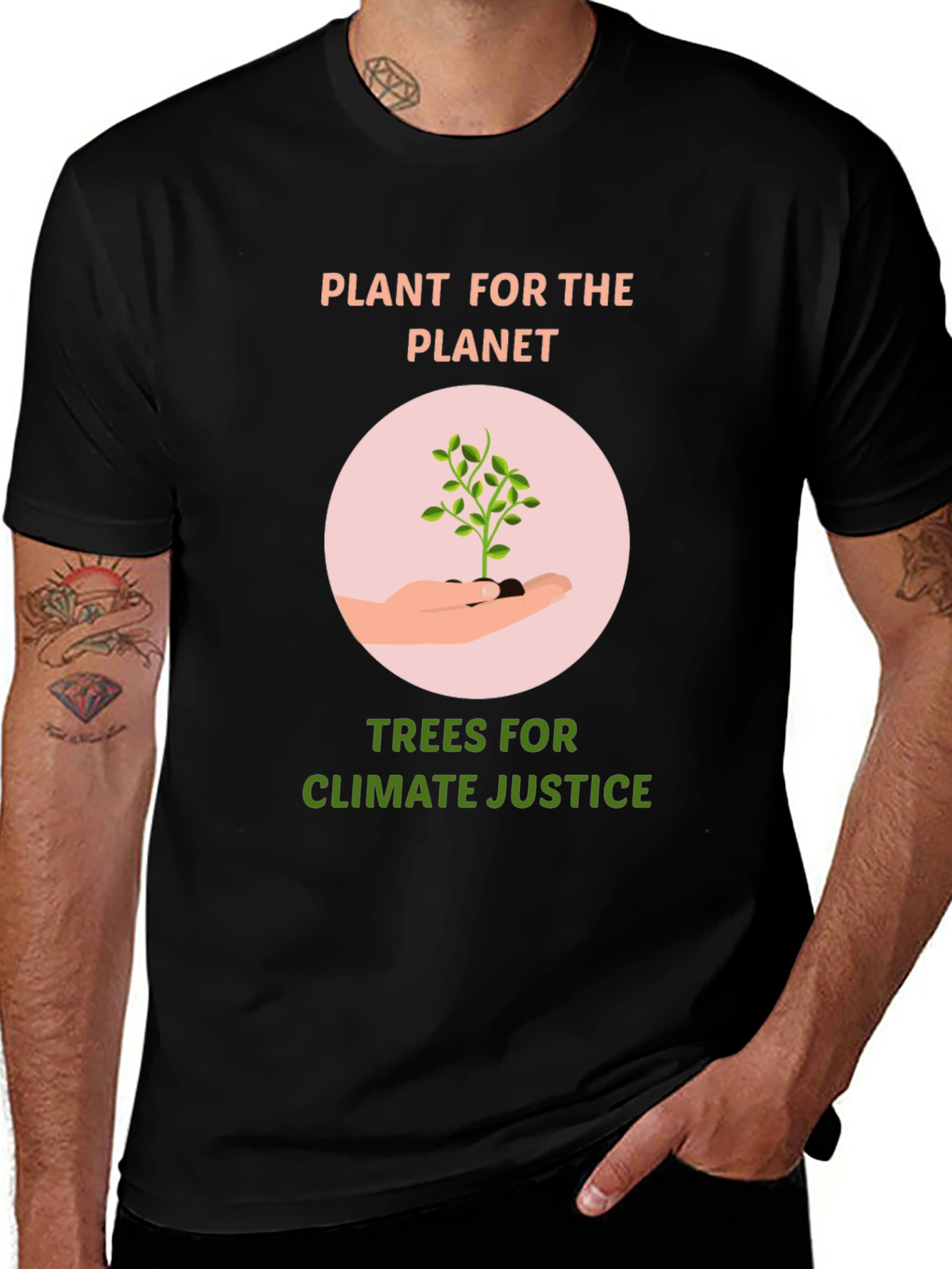 Eco-Friendly Plant for the Planet Graphic T-Shirt