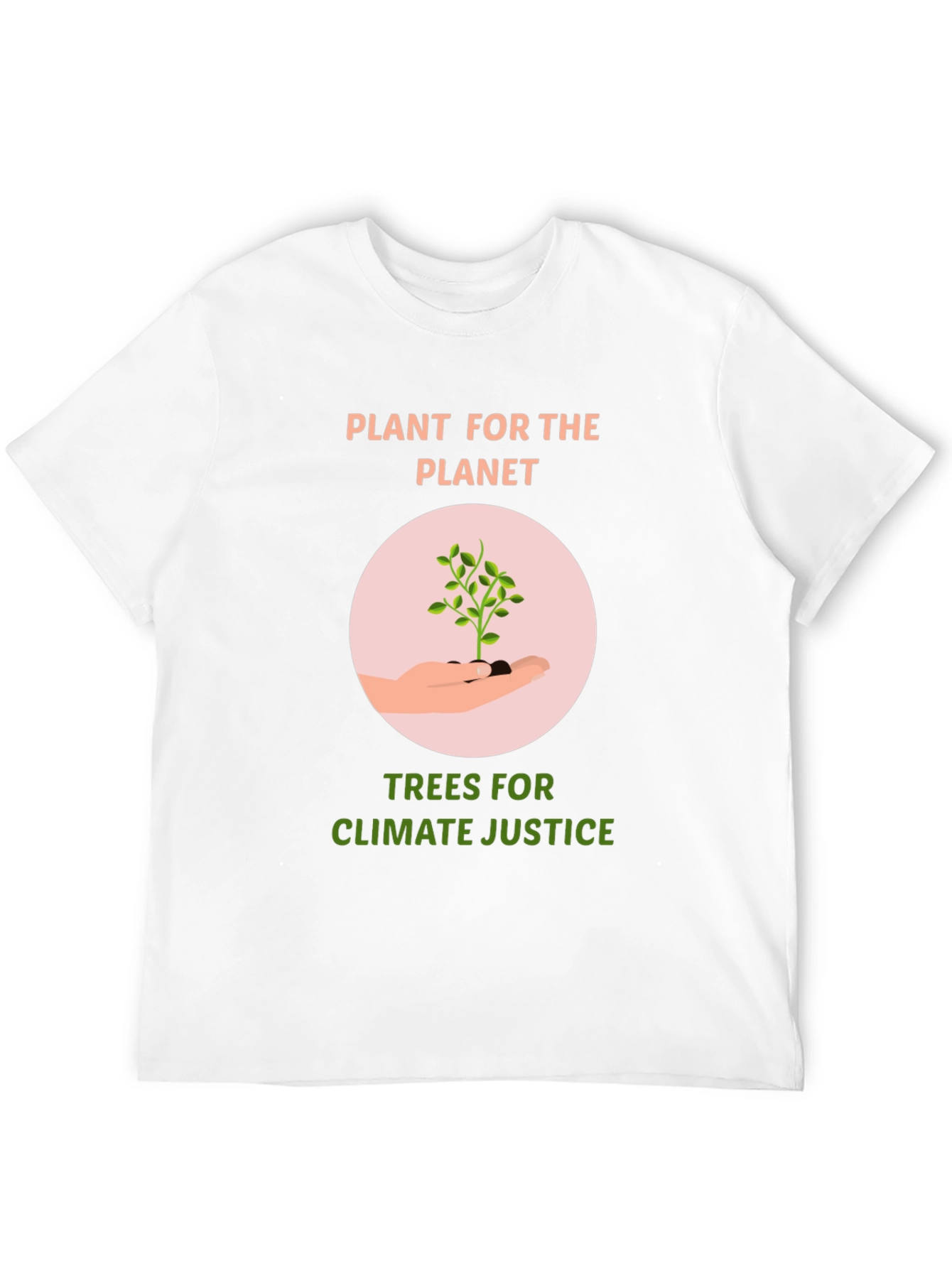 Eco-Friendly Plant for the Planet Graphic T-Shirt