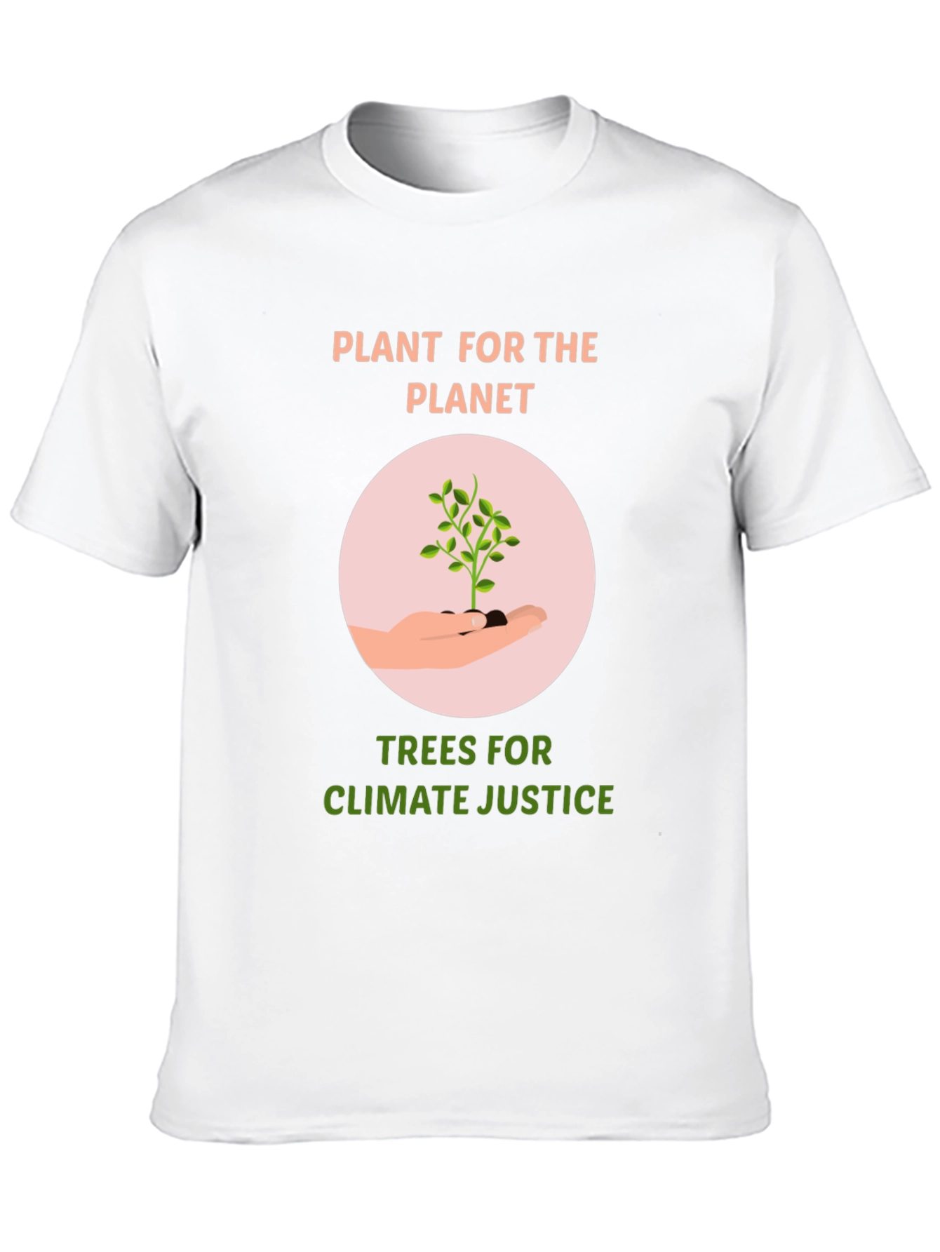 Eco-Friendly Plant for the Planet Graphic T-Shirt