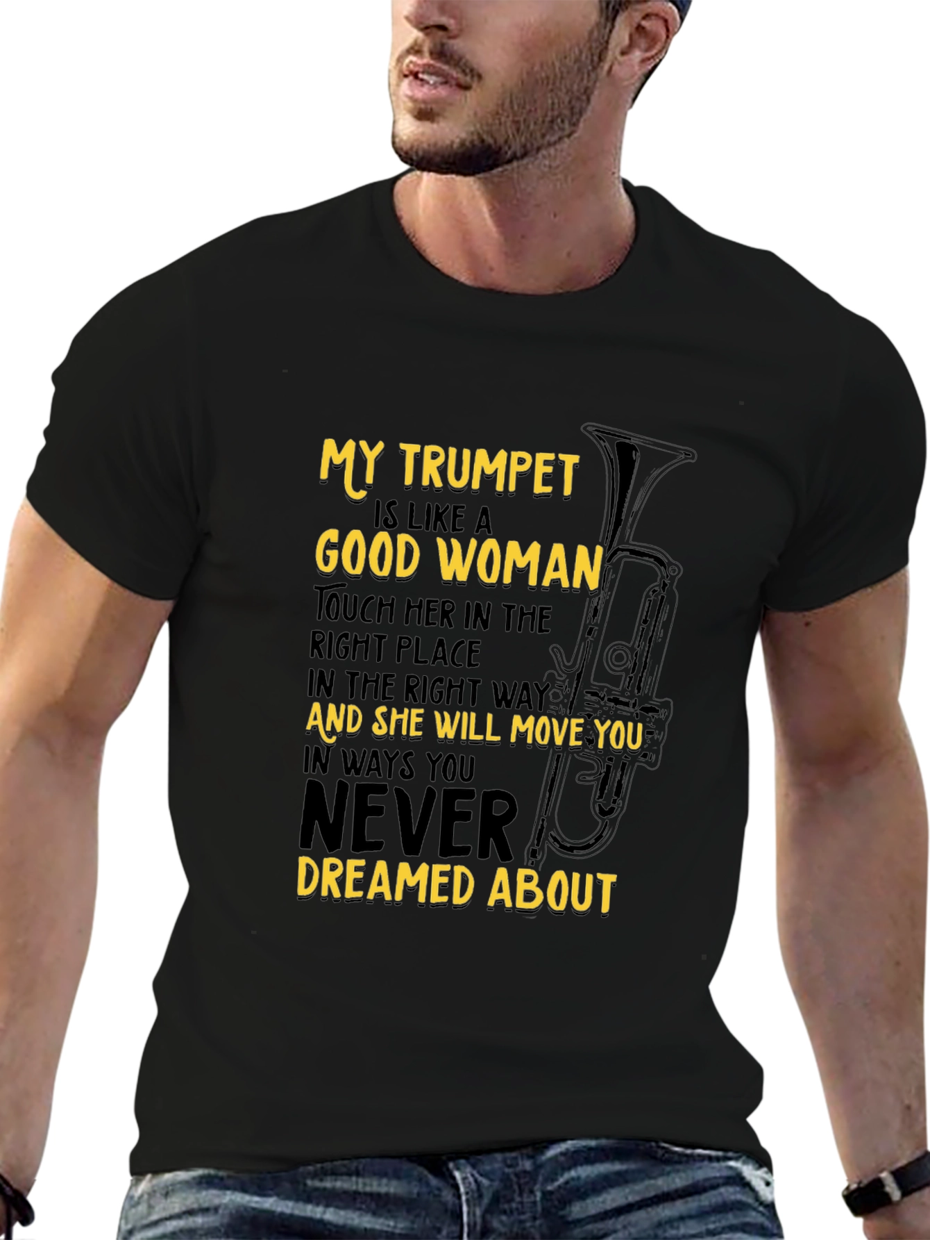 Trumpet Lover Graphic T-Shirt