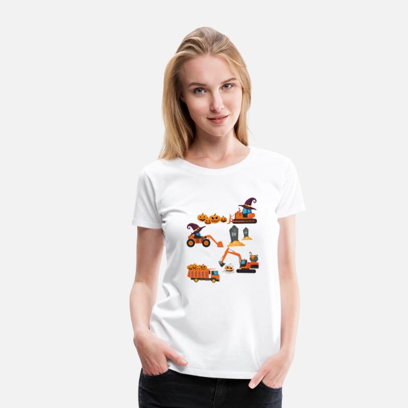 Funny Construction Vehicle Halloween Crane Truck