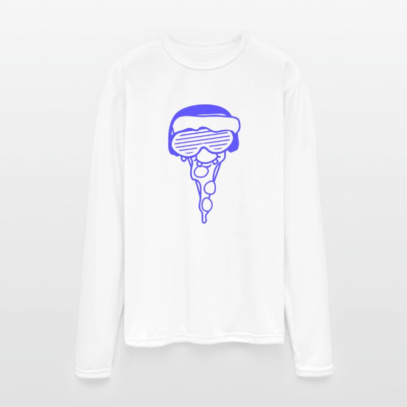 Funny DJ Salami Pizza Slice Fast Food Music Party