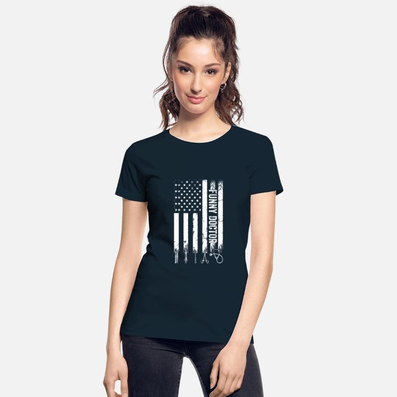 Funny Doctor US Flag - Hospital Doctor