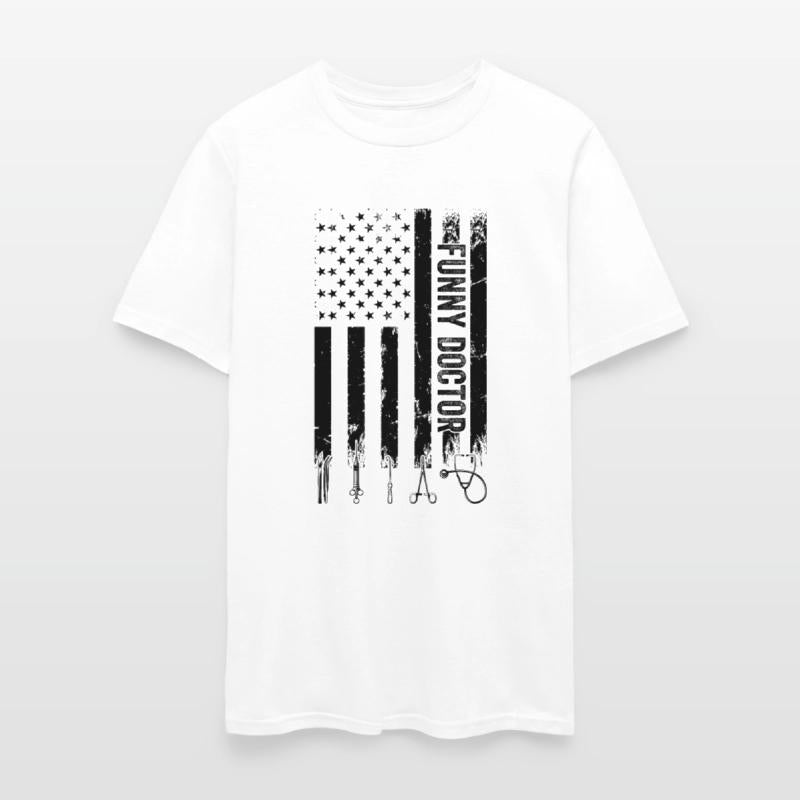 Funny Doctor US Flag