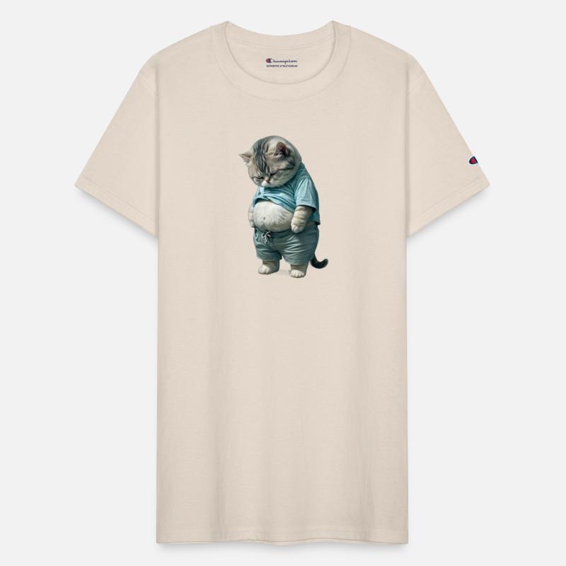 Funny Fat Cat Design Lover