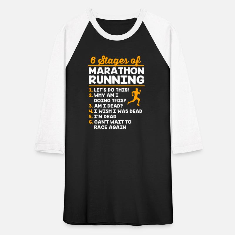 Funny Runner 6 Stages Of Marathon Running