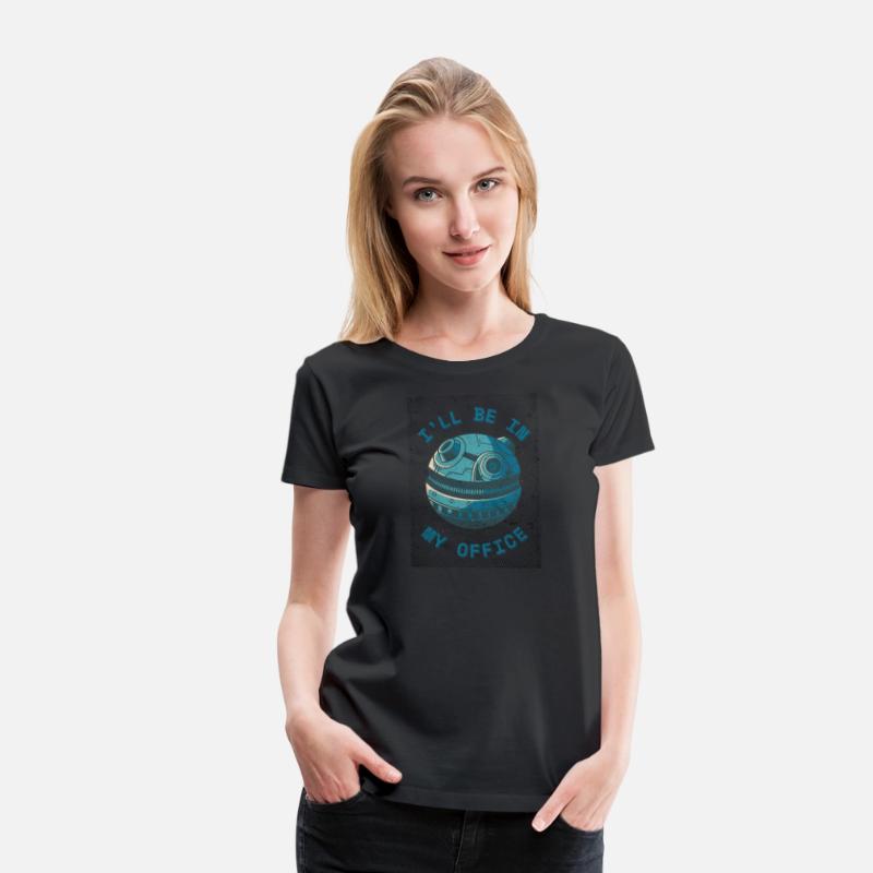 Funny Space Station – Sci-Fi Geek Office Humor
