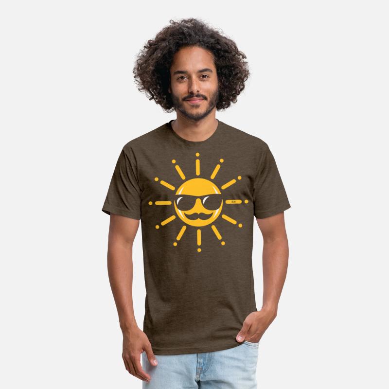 Funny Sun With Sunglasses And Mustache (2C)