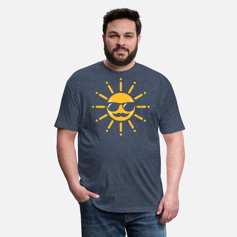 Funny Sun With Sunglasses And Mustache (2C)