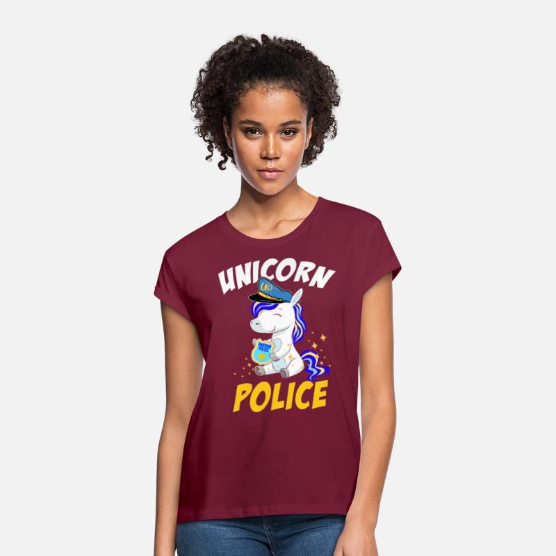 Funny Unicorn Police Officer Policorn Girls Gift