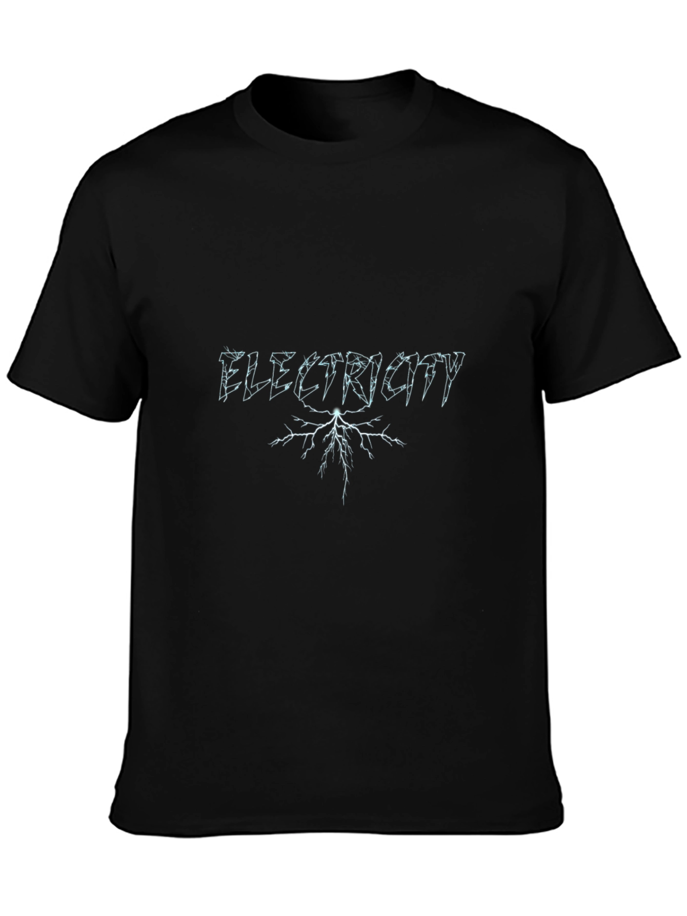 Electricity Graphic T-Shirt - Black