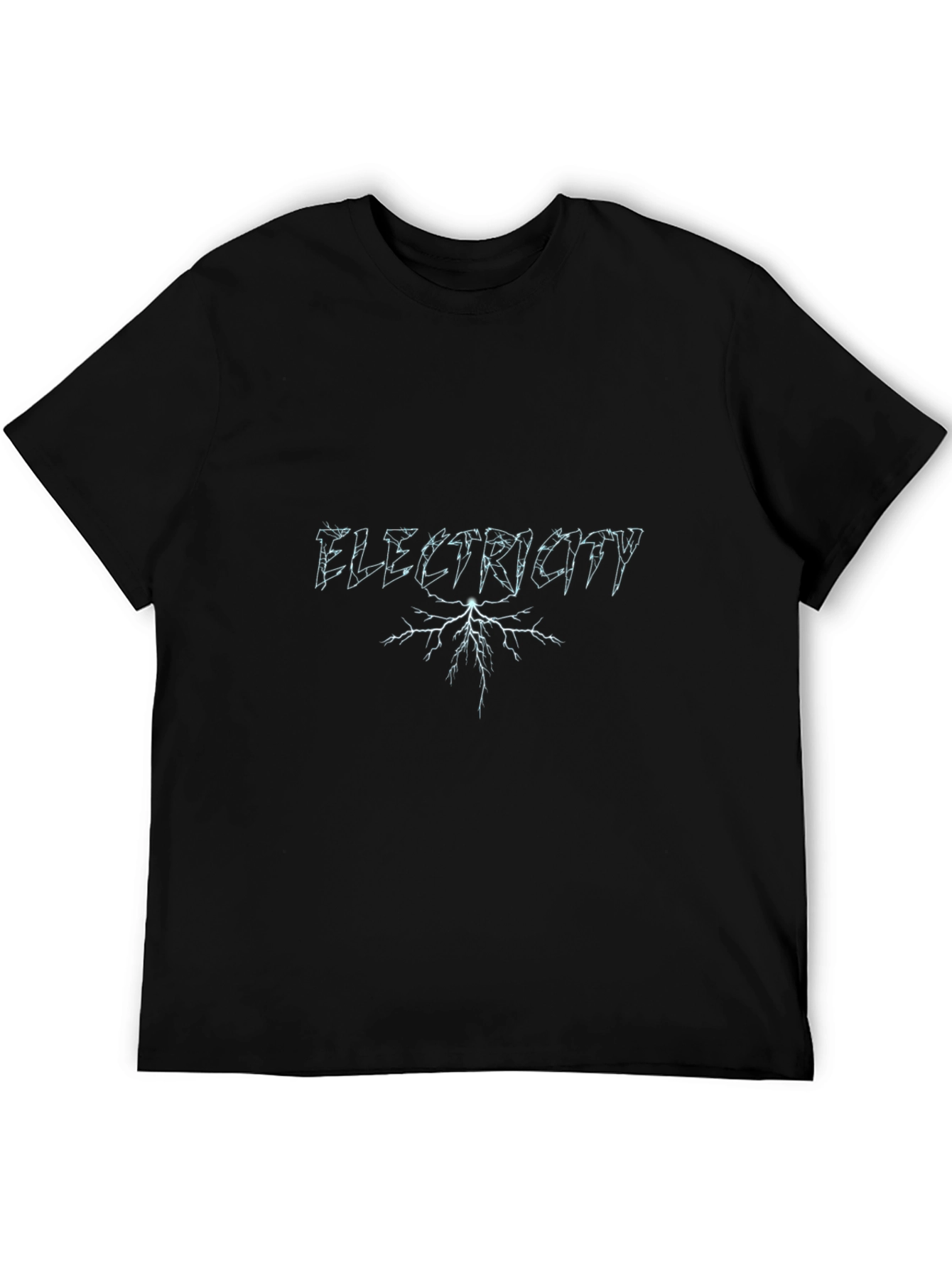 Electricity Graphic T-Shirt - Black